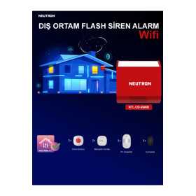Wi-fi Smart Dış Mekan Alarm Ve Güvenlik Sistemi - Kablosuz Alarm Seti - App Ile Kontrol