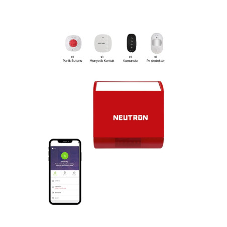 Wi-fi Smart Dış Mekan Alarm Ve Güvenlik Sistemi - Kablosuz Alarm Seti - App Ile Kontrol