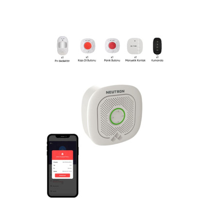 Wi-fi Smart Alarm Ve Güvenlik Sistemi - Kablosuz Alarm Seti - App Ile Kontrol