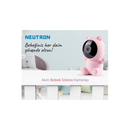 Ninni Söyleyen Gece Görüşlü Ip Wifi Bebek Izleme Kamerası Mavi - App Ile Kontrol