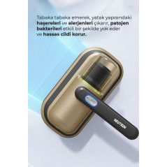 Anti Alerjen Uv Işınlı Şarjlı Yatak Ve Koltuk El Süpürgesi Gold