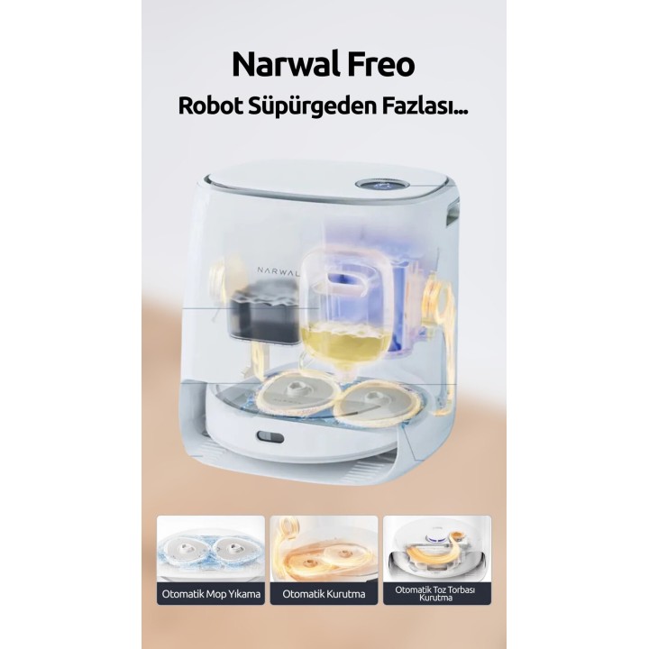 Narwal Freo Robot Süpürge ve Paspas | Depodan