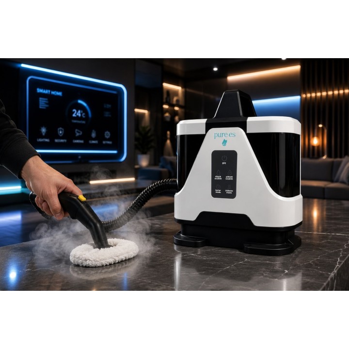 Pure Es DeepCleaner 13.000 Pa Sıcak Soğuk Buharlı Halı | Depodan