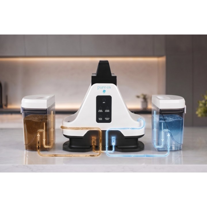 Pure Es DeepCleaner 13.000 Pa Sıcak Soğuk Buharlı Halı | Depodan