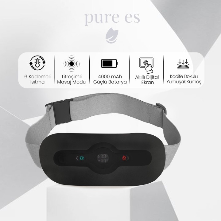 Pure Es 6 Kademe Isıtmalı & Titreşimli Bel, Sırt ve | Depodan