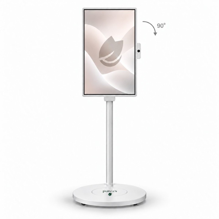 Pure Es TouchMove GM2702 27 inç ekranın 90 derece döndürülmüş dikey kullanım konumu