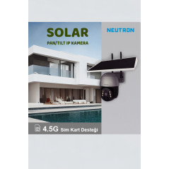 3MP 4G Solar Güneş Enerjili IP Kamera
