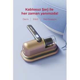 Neutron Anti Alerjen Uv Işınlı Şarjlı Yatak Ve Koltuk El Süpürgesi Gold