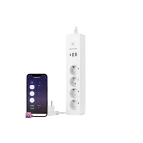 Akıllı Wi-fi Destekli 16a 4'lü Çocuk Kilitli Akım Korumalı Çoklu Priz - Uygulama Üzerinden Kontrol ₺1,00