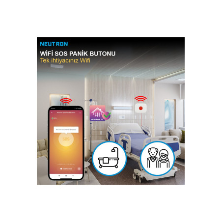 Wifi SOS Panik Acil Butonu